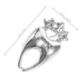 thumbnail image 2 of HEALEEP Pin Para Plateado Con Diente Creativo Y Rhinestones Para, 2 of 8