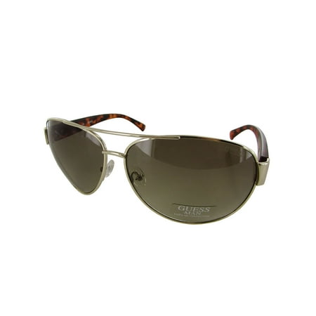 Mens GU6830/130 Aviator Fashion Sunglasses, Gold