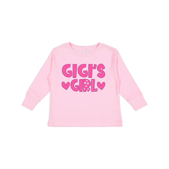 Inktastic Gigi's Girl Granddaughter Girls Long Sleeve Toddler T-Shirt