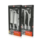 Miracle Blade World Class 7-Piece Ceramic Knife Set, White