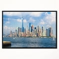 thumbnail image 2 of Designart ' Lower Manhattan Skyline Panorama ' Cityscape Framed Canvas Art Print, 2 of 3