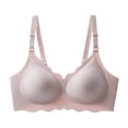thumbnail image 4 of QASIEATN Plus Size Push Up Jelly Bras for Women Solid Color Comfortable Bralettes Womens Everyday Bras, 4 of 6