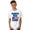 thumbnail image 4 of Puerto Rico Power PR Flag Pride Men's Graphic T Shirt Tees Brisco Brands X, 4 of 4