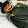 thumbnail image 4 of Plastic Pumpkin Face Pendant - Halloween Scary Decoration Long-Lasting Outdoor Indoor Hanging Decor Reusable Holiday Prop(Green), 4 of 4