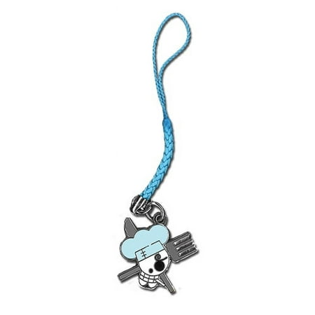 Cell Phone Charm - One Piece - New Sanji Jolly Roger Anime Licensed ge17097
