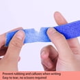 thumbnail image 5 of Glaciersei Self Adhesive Wrap Bandage, 10pcs Multifunctional Self Adhesive Wrap Bandage Finger Elastic Cohesive Bandage Elastic Fixation Bandage (Dark Blue), 5 of 5