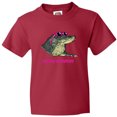 thumbnail image 3 of Inktastic Gator Country Sunny Gator in Pink Sunglasses Youth T-Shirt, 3 of 5