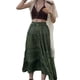thumbnail image 1 of Falda midi Fairycore para mujer, estilo vintage con estampado floral, cintura alta, volantes, estilo años 90, estilo grunge, para fiestas y vacaciones., 1 of 6