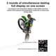 thumbnail image 3 of Motor Tire Pressure Monitoring Alarm System Tyre Temperature With 2 External Sensors Motorcycle Tpms Lcd Display, 3 of 5