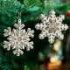 thumbnail image 1 of Xihbxyly Colgante de Copo de Nieve Navideño, Decoración de Madera Artesanal, Material Ecológico, Resistente y Duradero, Ideal para Árboles de Navidad, Chimeneas y Decoración Del Hogar. Tamaño: 10 X 1, 1 of 6