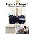 thumbnail image 4 of Almohada lumbar, cojín inflable de apoyo lumbar para viajes, 4 of 9