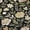 Black, variant on Addison Rugs Chantille Indoor/Outdoor Transitional Floral Black Machine Washable Rectangle Rug, 10' x 14'