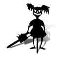 thumbnail image 1 of Silueta de jardín Halloween Scary Ground Mounted Sign Patio trasero al aire libre Decoración de patio, tipo D sidaley HA007928-04, 1 of 6