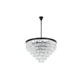 thumbnail image 5 of Urban Classic Sydney 33-Light Metal Royal Cut Chandelier in Matte Black, 5 of 9