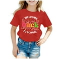 thumbnail image 1 of WEAIXIMIUNG Hauts pour Adolescentes T-Shirt Graphique à Manches Courtes Col Rond Lumineux et Confortable pour Garçons et Filles, 1 of 4