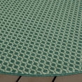 thumbnail image 4 of Safavieh Terrace Bayon Geometric Indoor/Outdoor Area Rug, Dark Green/Light Green, 6'7" x 6'7" Round, 4 of 15