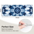 thumbnail image 5 of Blue White Tie Dye Mandala Pattern Kitchen Rug Mat,Kitchen Runner Rugs Non Skid Washable,Decorative Kitchen Floor Mats for Kitchen,Sink,Laundry,17"X47", 5 of 5