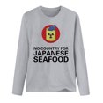 thumbnail image 4 of RKSTN Sweat-Shirt pour Femmes Mode Automne Léger Couleur Unie Manches Longues Col Rond Imprimé Pollution Marine, 4 of 4