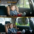 thumbnail image 6 of EcoNour Car Window Sunshade for Baby 4 Pack, UV Heat Protection, Side Window Shades for Kids 20x12, 6 of 9