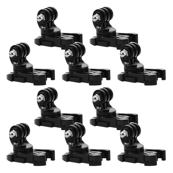 HOMEMAXS 10pcs Action Camera Adapter Car Camera Mount Clamp Extra Long Screws Secure Action Camera Attachment Vertical Surface J-Hook Accessories