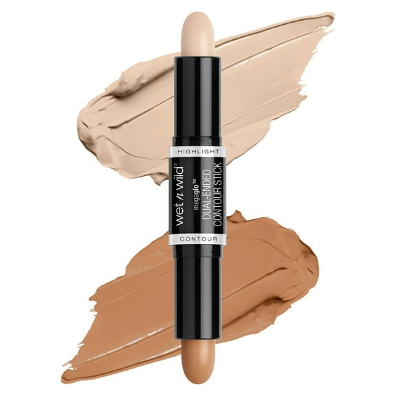 Wet n Wild MegaGlo Dual-Ended Contour Stick, Medium/Tan, Cruelty-Free