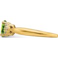 thumbnail image 4 of 14K Yellow Gold Peridot And Diamond Ringsize 7 (Width 1.4 To 2.8) - Jbsp, 4 of 5