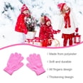 thumbnail image 4 of Sonducket 1 par de guantes para niños, guantes delicados para niños, prácticos, prácticos, para niños y niñas, accesorios de ropa para ropa de guantes y mitones Rosado Sonducket AP009501-09B, 4 of 6