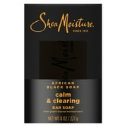 Shea Moisture Soap 8oz Bar African Black With Shea Butter (Pack of 3)