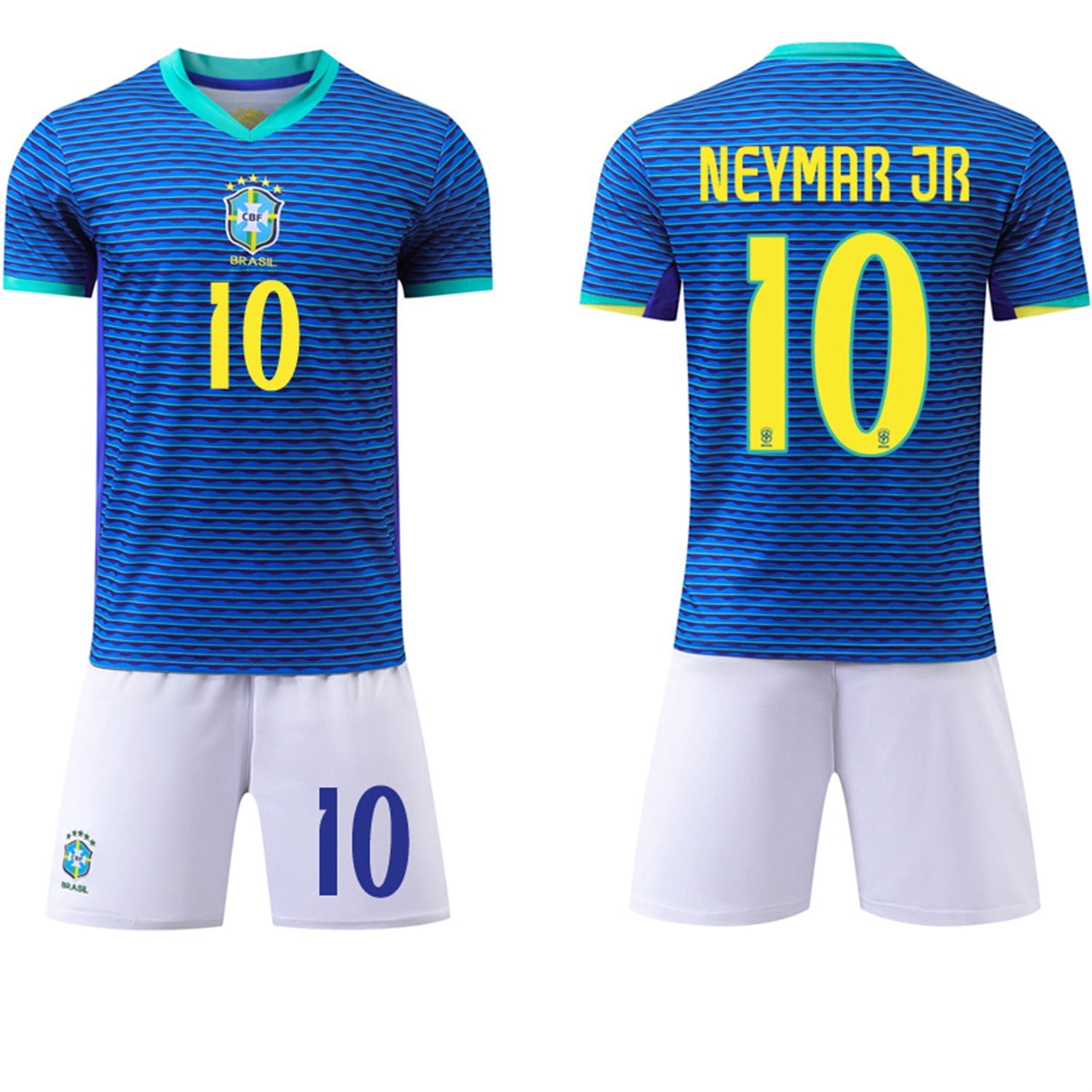 Neymar blue brazil jersey hot sale