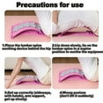 thumbnail image 6 of Adjustable back stretcher-three-stage lumbar spine support, spine decompression and back massager for pain relief and treatment of scoliosis-purple, 6 of 7