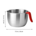 thumbnail image 5 of Monyance Egg Bowl Stainless Steel Mixing Bowls with Lids and Handle(7.48X7.48X5.12Inches), 5 of 10
