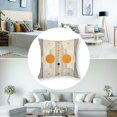 thumbnail image 5 of Awypu Circles Lines Pattern Short Plush Pillowcase Set of 2 High-Quality Printed on Both Sides 20x20in, 5 of 7