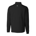 thumbnail image 3 of Men's Cutter & Buck Black Ohio State Buckeyes Big & Tall Traverse Stretch Quarter-Zip Pullover Top, 3 of 3