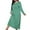 Army Green, variant on Plus Size Nightgowns for Women Soft Long Sleeve Nightgown Plaid Long Sleep Dress Crewneck Nightdress Nighties