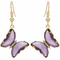thumbnail image 1 of Dangle Drop Earrings Butterfly: Fake Crystal Charm Earrings Pierced Earrings, 1 of 2