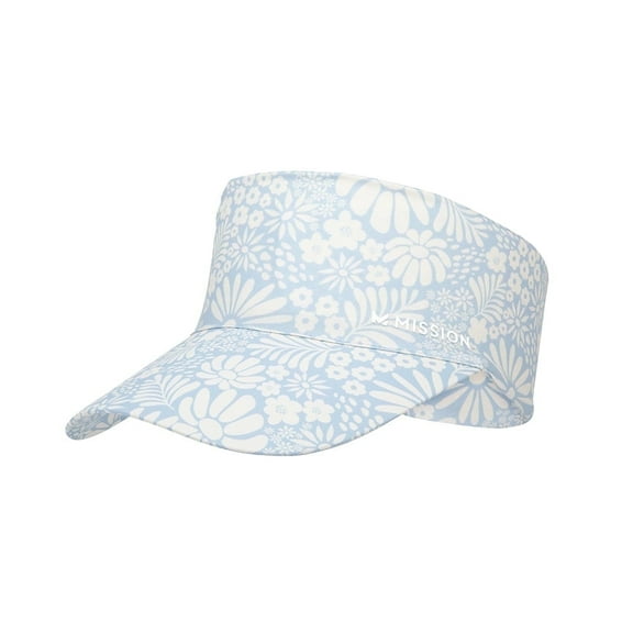 MISSION Cooling Visor - Blue Fog Floral