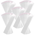 thumbnail image 1 of Celofan Bolsas en Paquetes CeloFlex05 5Paq 500Pzas 4x14cm Adherible OPP Transparente., 1 of 1