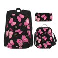 thumbnail image 1 of Balery Girl Butterfly Mochila escolar 3 en 1 para niños: mochila resistente con lonchera térmica y estuche para lápices. Mochila escolar para niños y niñas., 1 of 7