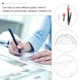 thumbnail image 3 of MasteelfCA 1 Set Student Metal Compass Math Geometry Drawing Tool Student Compass Ruler (Random Color), 3 of 7
