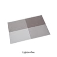 thumbnail image 4 of Cateissary Manteles individuales de PVC, vajilla lavable, mantel individual con aislamiento de calefacción, comedor, escritorio, protección, Mostrada Café Ligero, 4 of 6