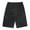 Black-2750, variant on KIDSCOOL SPACE Children's Denim Shorts,Ribbed Elastic Waist with D-ring Loops Summer Jeans Half Cargo Jeans, Light Blue,7-8 Years