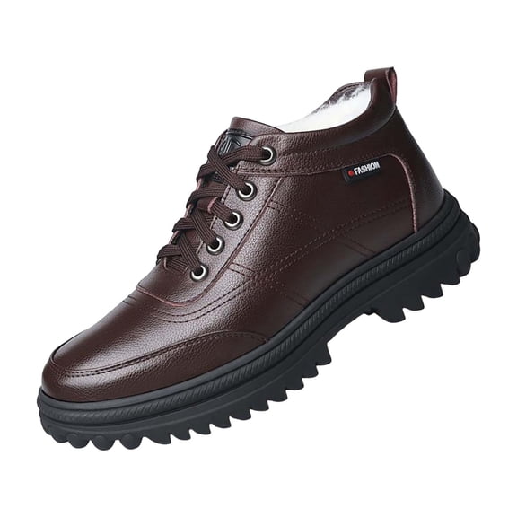 NOKIO Men'S Stylish Thermal Winter Boots Men'S Plush-Lined Frostbite-Proof Boots Couple Women Men Hiking Boot Shoes Cotton Short Shoes Snow Boots Men'S Snow Walking Boots