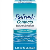 Refresh Contacts Contact Lens Comfort Drops, 0.4 fl oz (12mL) Sterile