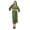 Dark Green, variant on Women Long Solid Belt Robe Soft Modal Cotton Wrap Round Plain Bath Robe