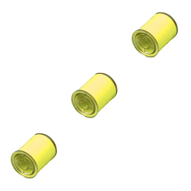 Langgg Fishing Line Fluorescent 230m Polyester Fish Wire Portable Fish Wire Test Tying Fishing Thread Fluorescent Yellow 3Set