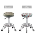 thumbnail image 5 of Honeii Watermelon Bar Stool Covers – Perfect Fit for 12" to 14" Round Stools, Crease-Resistant, Stretchy, Washable & Dustproof Seat Slipcovers-14 inch, 5 of 7