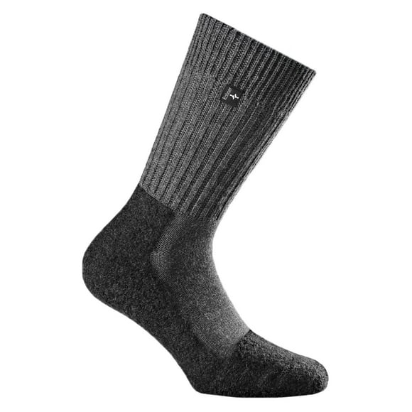 Rohner Advanced Socks Calcetines de trekking unisex, 1 pack - Original, mezcla de lana virgen Antracite 44-46