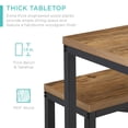 thumbnail image 4 of Juego de muebles de comedor Best Choice Products para 4 personas con 2 bancos, 4 of 7