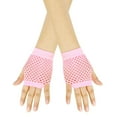 thumbnail image 1 of RXIRUCGD Gants Résille Extensibles Sans Doigts Accessoires de Fête Gants de Costume en Maille pour Femmes, 1 of 2
