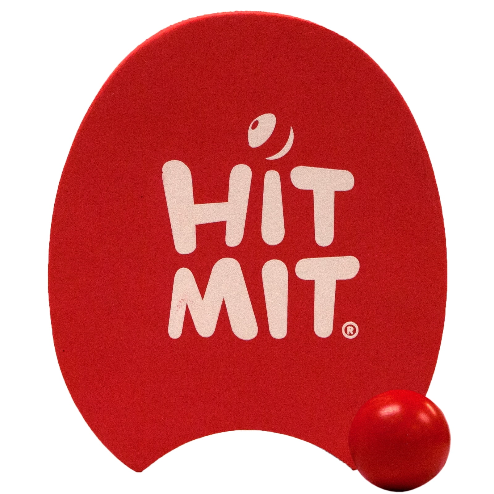 Hit Mit All-Weather Waterproof Paddle Ball Glove Set, Red, 2ct Hit Mit paddles, 2ct Hit Mit balls, 1ct mesh bag by Sport Squad